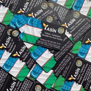 Логотип @yasin_aviapochta - YASIN Avia Pochta🇹🇷🇺🇿