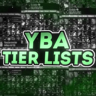 Логотип @ybatlist - Тир листы YBA || УБА || ЮБА