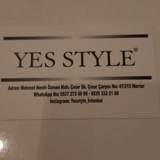 Логотип @yesstyle_istanbul - Yes Style