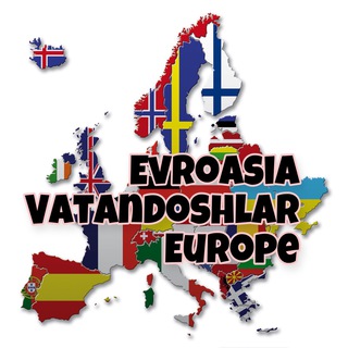 Логотип @yevropada - 🇪🇺Evroasia🇺🇿(Vatandoshlar🇺🇿Yevropa🇱🇻Latviyada