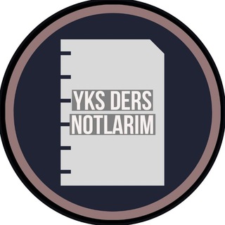 Логотип @yksdersnotlarim - YKS Ders Notlarım