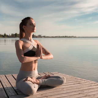 Логотип @yoga_fit_tg - Йога | Фитнес | Концентрация