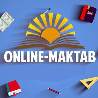 Логотип @yoshlarbob_tv - ONLINE MAKTAB | O'ZBEKISTON