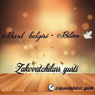Логотип @zakovatchilarr_yurti - 🎓ZAKOVATCHILAR🎓