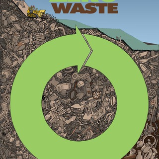 Логотип @zerowaste_ru - Цель - "Ноль отходов"