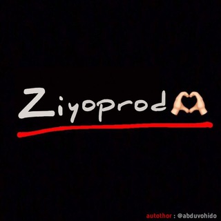 Логотип @ziyoprod - - 𝐳 𝐢 𝐲 𝐨 𝐩 𝐫 𝐨 𝐝ㅤོ