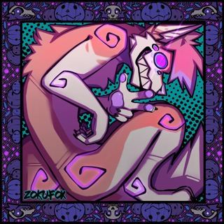 Логотип @zokuart - ZokuFox