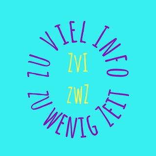 Логотип @zu_viel_info_zu_wenig_zeit - Zu viel Info, zu wenig Zeit ‼️ Weiterleitung ‼️